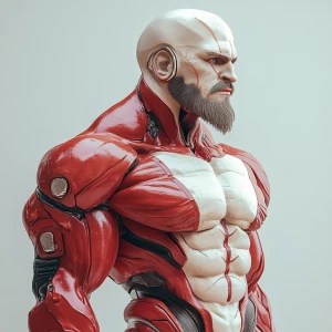 quantum muscle man with big chin