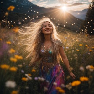 hyper realistic, phosphorescent, abstract acrylic splatter paint...