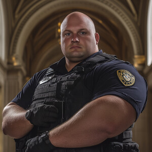 Lifesize digital photography portrait of young fit muscled, deep...