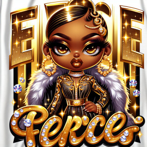 A bold and polished T-shirt vector design featuring the word "FI...