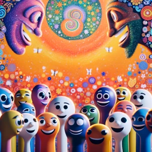 Anthropomorphic feet looking lovely towards another pair of Anth...