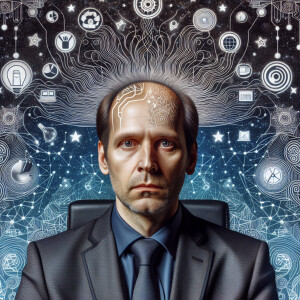 Optical Illusion: Elon Musk Portrait