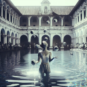 It’s 1972. A beautiful 26-year-old female juggler is performing...