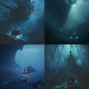 An underwater vehicle called Neptune noticed a huge shadow at de...