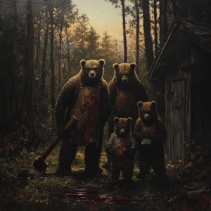 Picture the beloved Bear family from Bear Country, their familia...