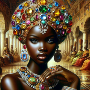 This time, ensure that the airbrush oil painting of the woman co...