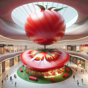 Tomato inspired mall