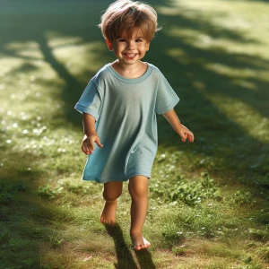 Show me a boy with no shorts or pants