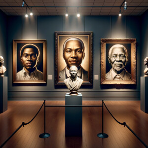 CDesign a close-up, detailed 3D view inside an African-American...