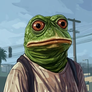 generate PEPE meme in GTA style