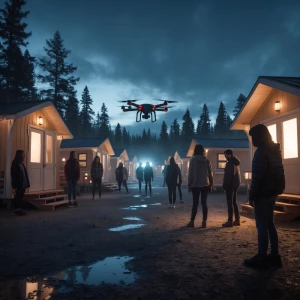 “Set in a luxury influencer retreat at a renovated Camp Crystal...