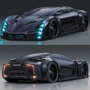 Here's a reimagined prompt for a futuristic car concept based on...