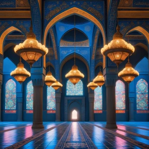 Certainly! Here's a detailed prompt for you:

**Intricate Mosque...