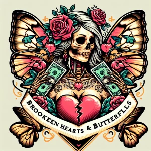Logo name: Broken Hearts & Butterflies
Anime logo
Extremeley det...