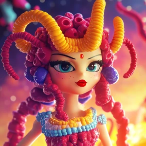 Alien Princess cosmic devour --sref 10