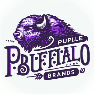 please create me a logo for a company called Purple Buffalo Bran...