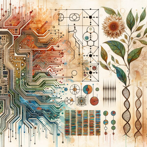 The golden ratio, Minimalist art Circuit, boards, circuitry, dia...