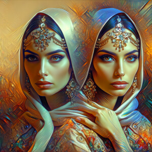 great an image of a beautiful women who is under narcissistic ab...