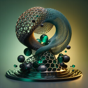 (((Punk shading))). Abstract Art. Ultra detailed 3D, 16K. Create...