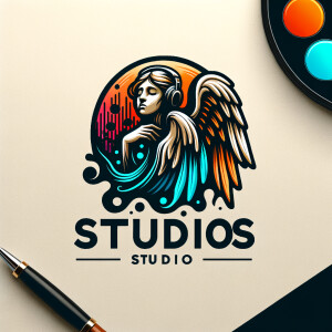 Logo for recording studio called Weeping Angel Studios