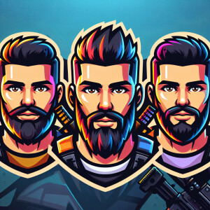 Create a logo for a twitch channel for 3 brothers who stream the...