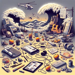 Phone,headphones, chilling,social, art,food,towel,apricot, tsuna...