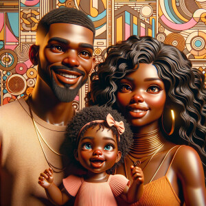 A 3D hyper-realistic fusion of boho urbanism and picasso style i...