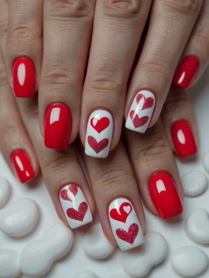 valentines day nails