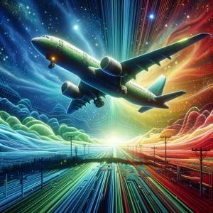 YouTube background with plane rgb