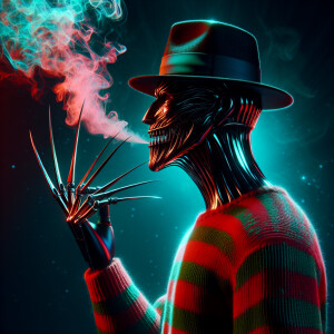 Freddy Krueger from Nightmare on Elm Street wearing his original...