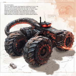 "Design a fearsome hybrid creature that combines the sleek body...