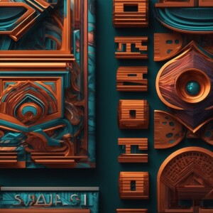 An african characters in the african village