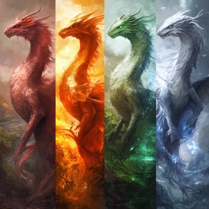 Detail the metamorphic lifecycle of a mythical creature through...