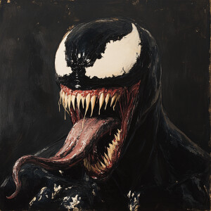 Venom  in the style of Ingres (Jean-Auguste-Dominique)