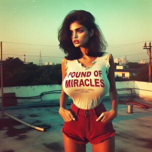 Generate a faded color film photograph from the early seventies...