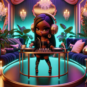 Create a vibrant and stylish image for 'Boujee Remix WinsDay' sh...