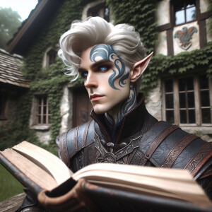 Caranthir-Ar-Fieniel from the Witcher. Black eldritch armor. Pal...
