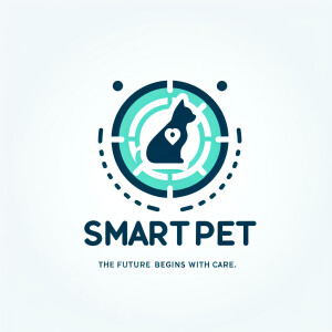 Design a minimalist logo for 'SmartPet', a company focused on fu...
