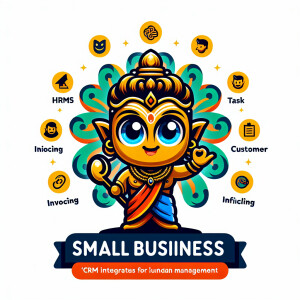 Generate a logo with brand name “Customo” it’s an All in one CRM...