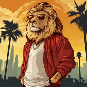 Lion Simba in GTA style