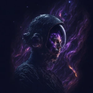 A strikingly mysterious deep space explorer glows with a hypnoti...