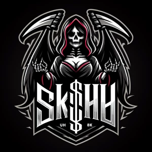 Grim reaper female nsfw black
background, extremely detailed mas...