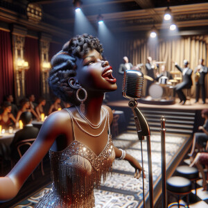 Pearl Bailey singing at the Cotton Club in 1920