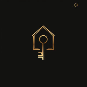 Design a sleek and modern logo for 'Elite Real Estate Properties...