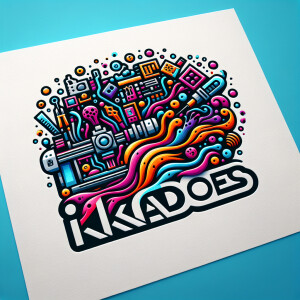 Ikkadoes logo business is with 3d prints
