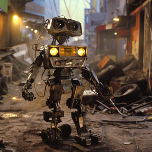 1980s Short Circuit Johny 5 on the war path