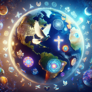 Create a captivating social media animation with a rotating glob...