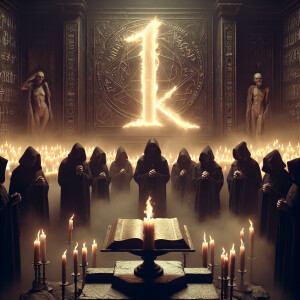 In an eerie, dimly lit room, a group gathers to celebrate their...