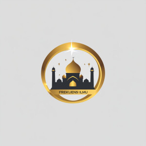 create a "FREKUENSI ILMU" logo with an Islamic theme