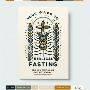 Main Title: “Your Guide to Biblical Fasting” (in a clean, serif...